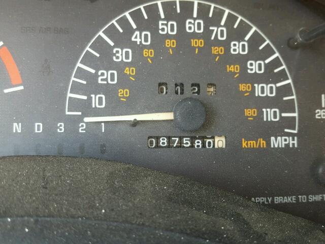 1G2WP52K31F142539 - 2001 PONTIAC GRAND PRIX RED photo 8