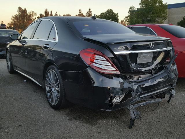 WDDUG8CB0FA147324 - 2015 MERCEDES-BENZ S 550 BLACK photo 3