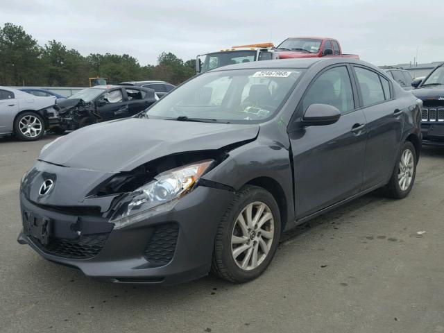 JM1BL1VP0D1741616 - 2013 MAZDA 3 I GRAY photo 2