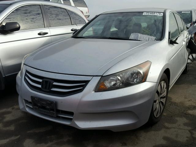 1HGCP2F30CA102050 - 2012 HONDA ACCORD LX SILVER photo 2