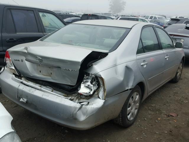 4T1BE32K53U722521 - 2003 TOYOTA CAMRY LE SILVER photo 4