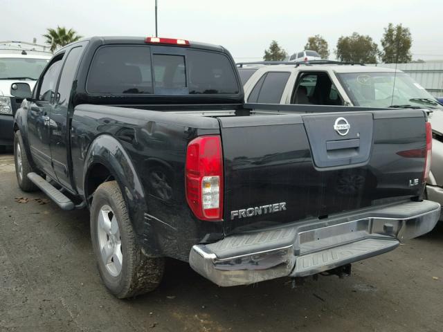 1N6AD06U47C413421 - 2007 NISSAN FRONTIER K BLACK photo 3