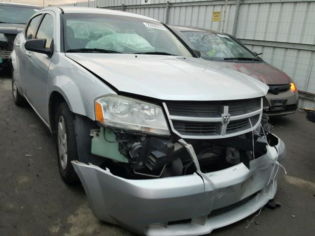 1B3LC46J08N184240 - 2008 DODGE AVENGER SE SILVER photo 1