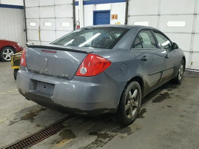 1G2ZG57N384185431 - 2008 PONTIAC G6 BASE GRAY photo 4