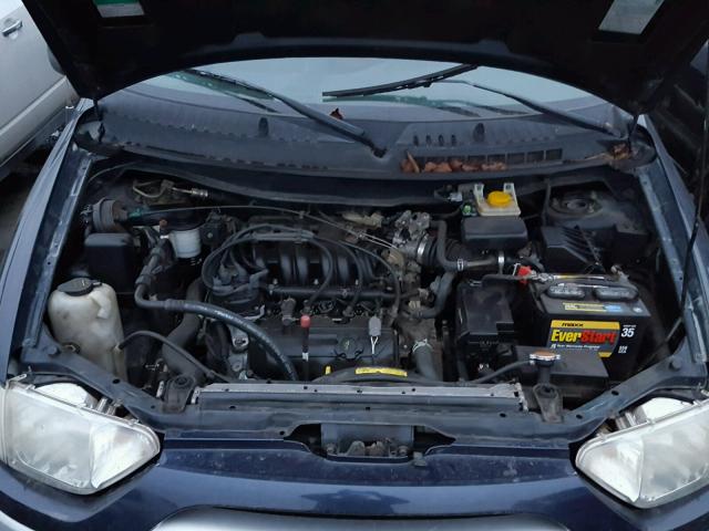 4N2ZN16T02D816022 - 2002 NISSAN QUEST SE BLUE photo 7