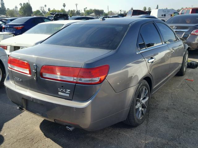 3LNDL2L38CR804704 - 2012 LINCOLN MKZ HYBRID GRAY photo 4