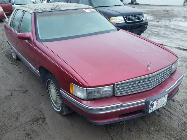 1G6KD52BXSU306517 - 1995 CADILLAC DEVILLE RED photo 1