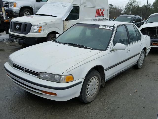 1HGCB7558NA029253 - 1992 HONDA ACCORD LX WHITE photo 2