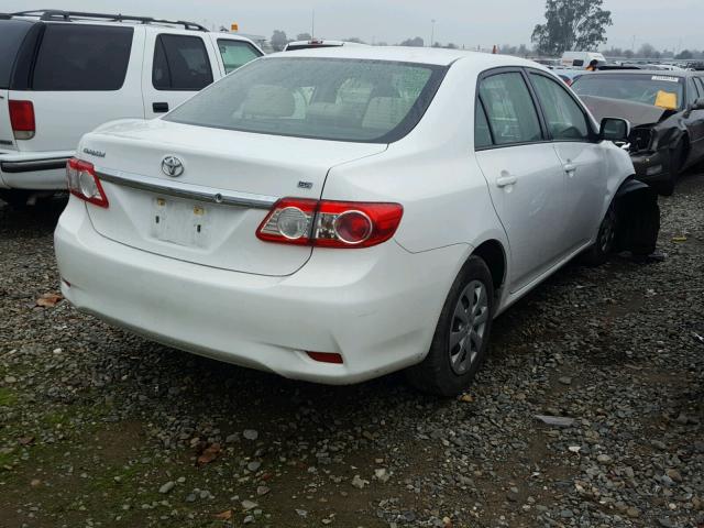 JTDBU4EE1B9161934 - 2011 TOYOTA COROLLA BA WHITE photo 4