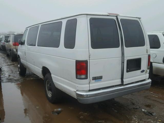 1FBSS31L2XHB77436 - 1999 FORD ECONOLINE WHITE photo 3