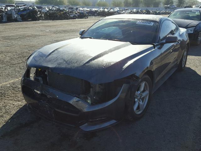 1FA6P8AM9H5209067 - 2017 FORD MUSTANG GRAY photo 2