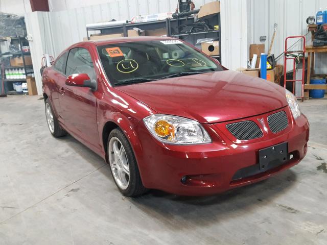 1G2AN15B277140174 - 2007 PONTIAC G5 GT MAROON photo 1