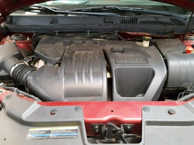 1G2AN15B277140174 - 2007 PONTIAC G5 GT MAROON photo 7