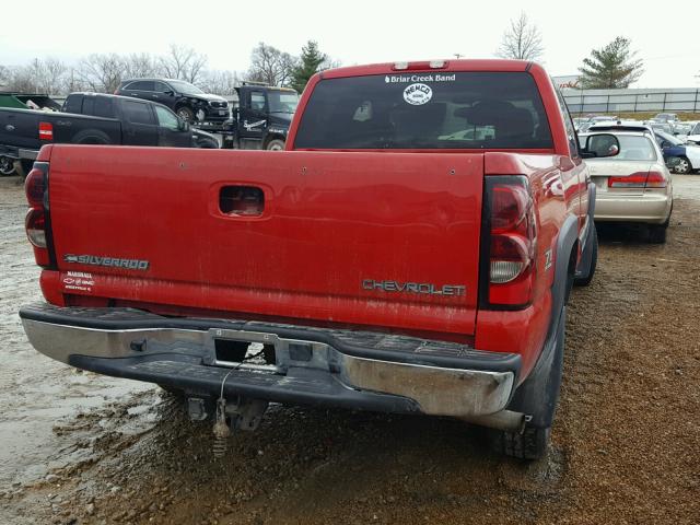 2GCEK19T041212796 - 2004 CHEVROLET SILVERADO RED photo 4