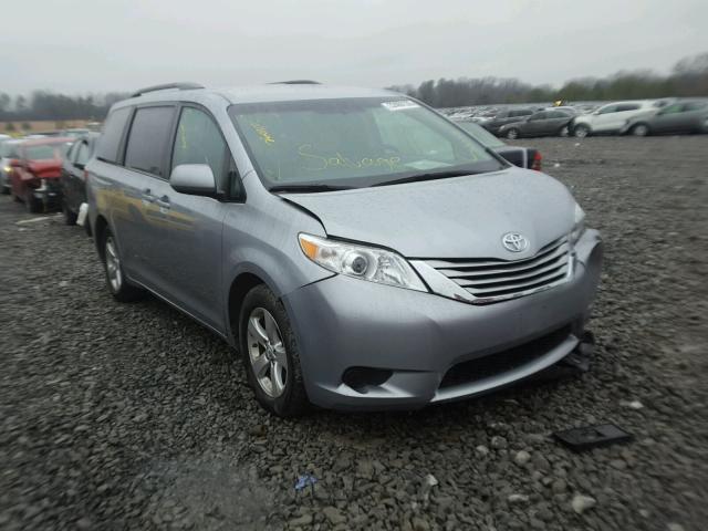 5TDKK3DC2GS735899 - 2016 TOYOTA SIENNA LE GRAY photo 1