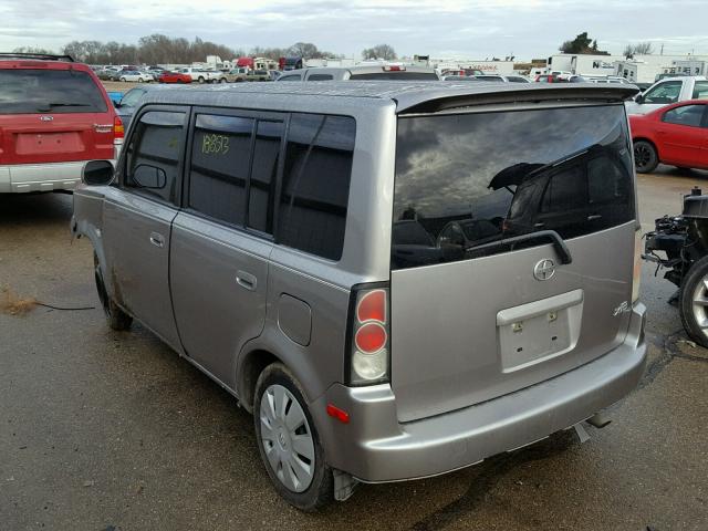 JTLKT334264085896 - 2006 TOYOTA SCION XB SILVER photo 3