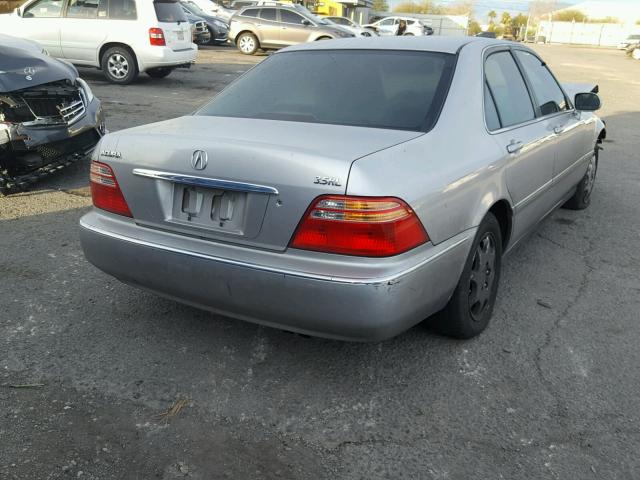 JH4KA96571C001805 - 2001 ACURA 3.5RL SILVER photo 4