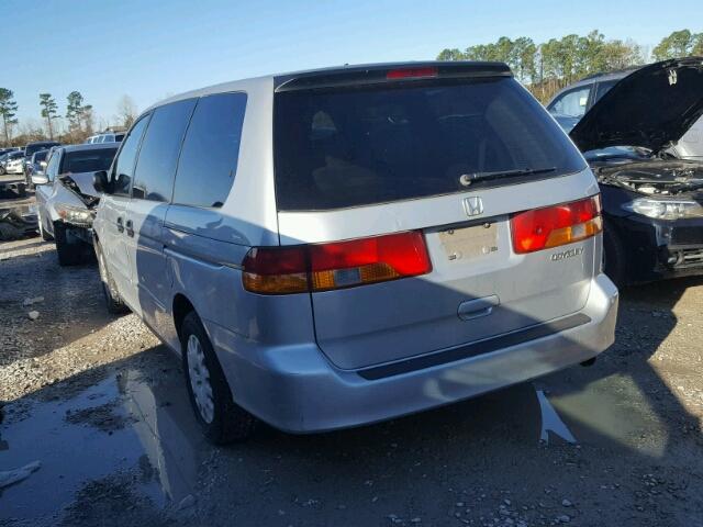 5FNRL18574B112466 - 2004 HONDA ODYSSEY LX SILVER photo 3