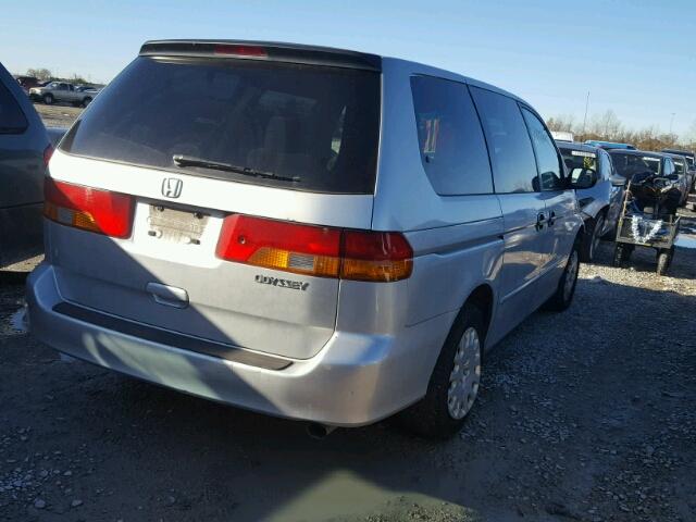 5FNRL18574B112466 - 2004 HONDA ODYSSEY LX SILVER photo 4