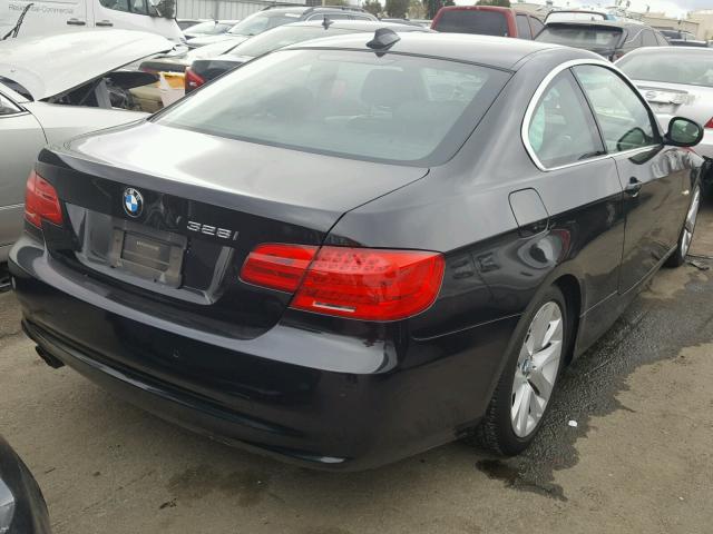 WBAKE3C57BE559051 - 2011 BMW 328 I BLACK photo 4