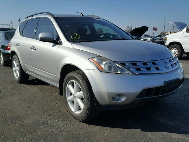 JN8AZ08T94W210564 - 2004 NISSAN MURANO SL SILVER photo 1