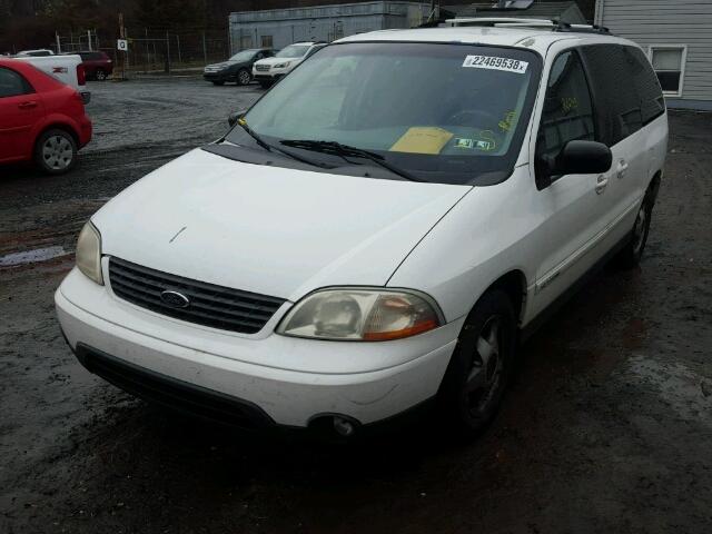 2FMZA57481BA90388 - 2001 FORD WINDSTAR S WHITE photo 2