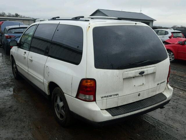 2FMZA57481BA90388 - 2001 FORD WINDSTAR S WHITE photo 3