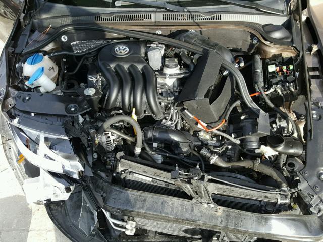 3VW2K7AJ5EM309922 - 2014 VOLKSWAGEN JETTA BASE 棕色 照片 7
