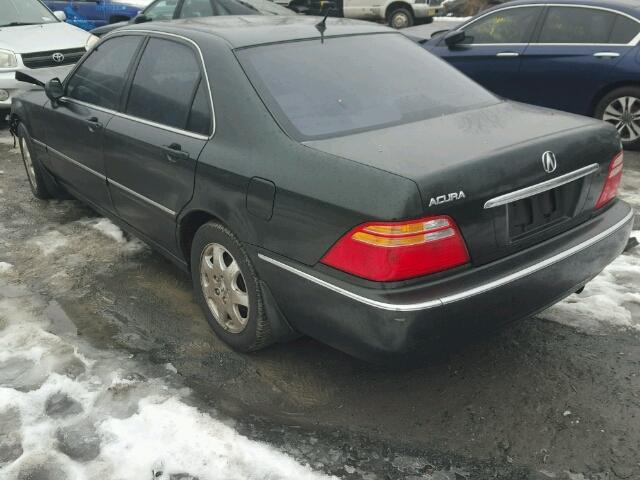 JH4KA96502C012565 - 2002 ACURA 3.5RL GREEN photo 3