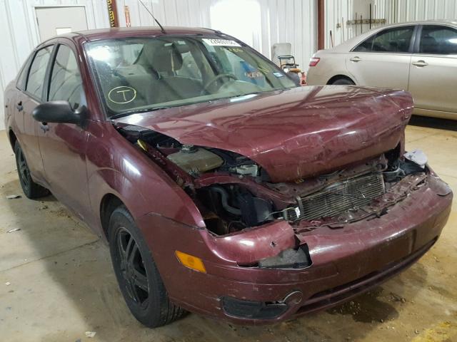 1FAHP34N46W215706 - 2006 FORD FOCUS ZX4 BURGUNDY photo 1