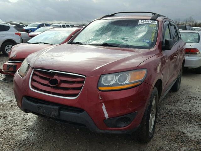 5XYZG3AB0BG008696 - 2011 HYUNDAI SANTA FE G RED photo 2