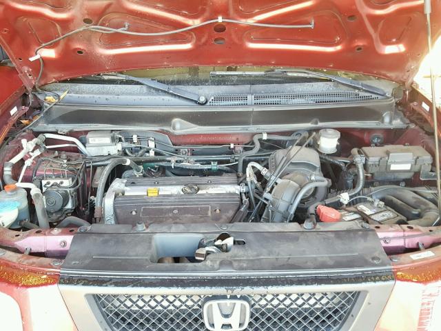 5J6YH28716L001636 - 2006 HONDA ELEMENT EX RED photo 7