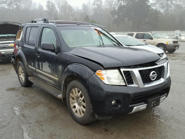 5N1BR18A38C618937 - 2008 NISSAN PATHFINDER BLACK photo 1