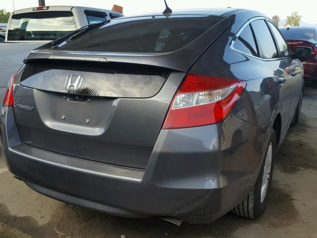 5J6TF3H57CL001673 - 2012 HONDA CROSSTOUR GRAY photo 4