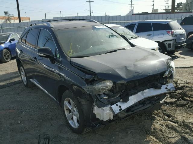 2T2ZK1BA5BC050054 - 2011 LEXUS RX 350 BLACK photo 1