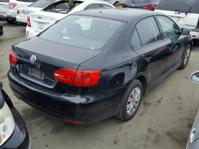 3VW2K7AJXBM068158 - 2011 VOLKSWAGEN JETTA BASE 黑色 照片 4