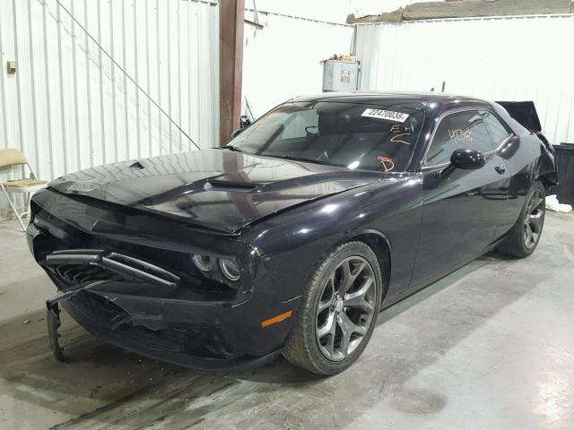 2C3CDZAG5FH855500 - 2015 DODGE CHALLENGER BLACK photo 2