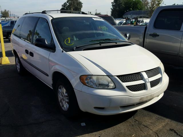 1D4GP24R14B506769 - 2004 DODGE GRAND CARA WHITE photo 1