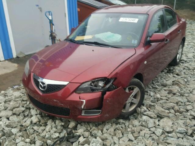 JM1BK32F891245979 - 2009 MAZDA 3 I RED photo 2