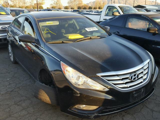 5NPEC4AC5BH296183 - 2011 HYUNDAI SONATA SE BLACK photo 1