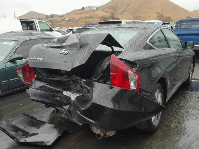 1HGCS12849A007851 - 2009 HONDA ACCORD EXL BLACK photo 4