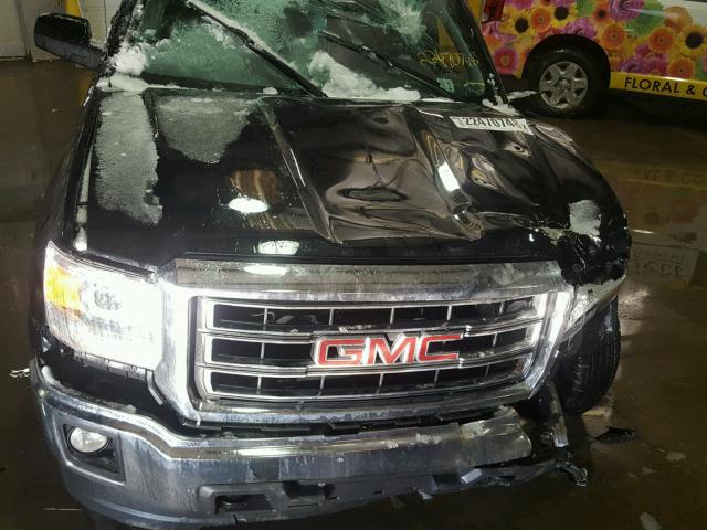 3GTU2UECXEG566420 - 2014 GMC SIERRA K15 BLACK photo 7