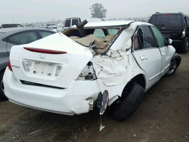 1HGCM56417A093934 - 2007 HONDA ACCORD LX WHITE photo 4