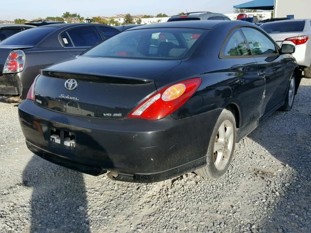 4T1CA38P14U033807 - 2004 TOYOTA CAMRY SOLA BLACK photo 4