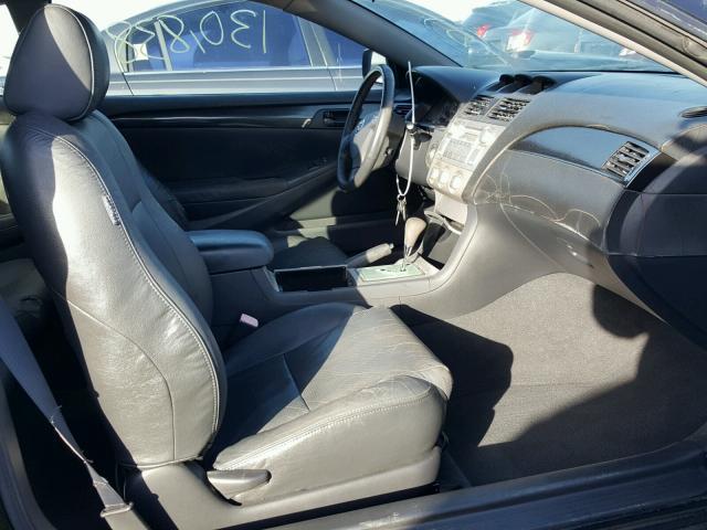 4T1CA38P14U033807 - 2004 TOYOTA CAMRY SOLA BLACK photo 5