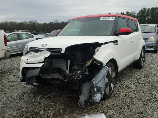 KNDJP3A55H7478882 - 2017 KIA SOUL + WHITE photo 2