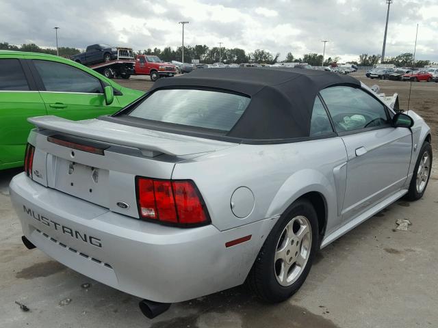 1FAFP44614F209235 - 2004 FORD MUSTANG SILVER photo 4