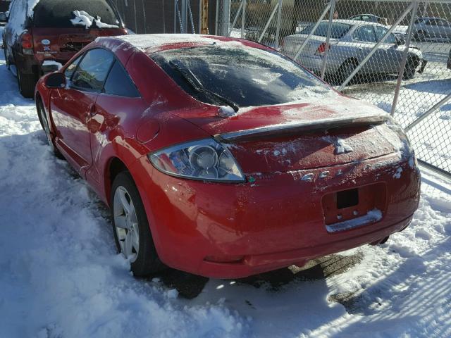 4A3AK34T06E007298 - 2006 MITSUBISHI ECLIPSE GT RED photo 3