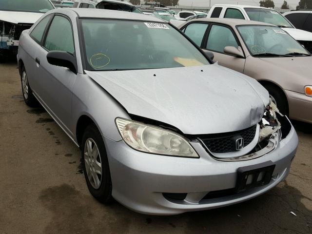 1HGEM22195L058191 - 2005 HONDA CIVIC DX V SILVER photo 1