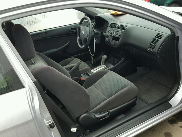 1HGEM22195L058191 - 2005 HONDA CIVIC DX V SILVER photo 5